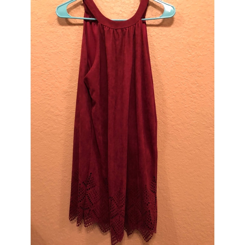 Maroon Mini Dress